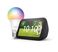 Echo Show 5 (3e génération) | Anthracite + Tapo L530EA ampoule connectée LED (E27), Fonctionne avec Alexa - Kit de démarrage Maison connectée