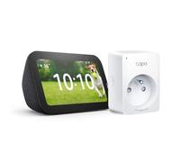 Echo Show 5 (3e génération) | Anthracite + Tapo Matter Prise Connectée, Fonctionne avec Alexa - Kit de démarrage Maison connectée