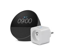 Echo Spot | Noir + Sengled Smart Plug, Fonctionne avec Alexa - Kit de démarrage Maison connectée