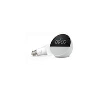 Echo Spot (Nouvelle génération) avec Alex Blanc Glacier + Philips Hue White Ampoule LED Connectée (E27), Pack Éclairage Intelligent à Commande Vocale