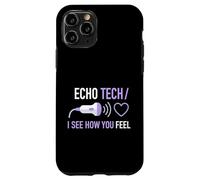 Echo Tech Je Vois ce Que Vous ressentez en cardiologie diagnostique médicale Coque pour iPhone 11 Pro