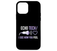 Echo Tech Je Vois ce Que Vous ressentez en cardiologie diagnostique médicale Coque pour iPhone 12 Mini