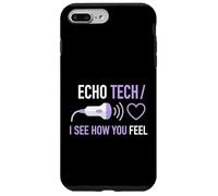 Echo Tech Je Vois ce Que Vous ressentez en cardiologie diagnostique médicale Coque pour iPhone 7 Plus/8 Plus