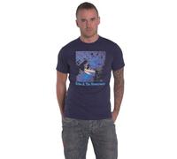 Rock Off officially licensed products Echo & The Bunnymen T Shirt Ocean Rain Band Logo Nouveau Officiel Homme Navy Size L