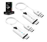 Echo Vibe Transmetteur récepteur HDMI sans fil - 1080P 60HZ Portable Ultra Léger HDMI Wireless Extender pour Vidéoprojecteur, ordinateur portable, PC - Portée 30m HDMI Extender Compatible avec tous
