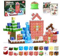 ECHOBUY Construction Magnetique Enfant 150 Pièces Blocs Magnétiques Montessori pour Garçons et Filles Cube Magnétique Jouets Sensoriels STEM Cadeau de Noël à partir de 3 Ans