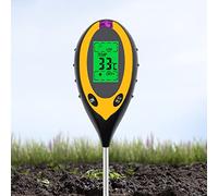 ECHOBUY Humidimètre de sol 4 en 1 pour plantes, appareil de mesure du pH, humidité, lumière et température du sol, testeur de sol pour le jardin et l'agriculture