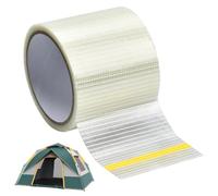 ECHOBUY Ruban Adhésif de Réparation en Fibre de Verre 10m x 8cm Ruban de Réparation pour Auvent Imperméabletransparent Ripstop Ruban en Fibre de Verre pour Auvents de Camping-Car, Tentes