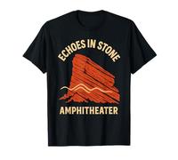 Echoes in Stone Chemise Red Rocks Colorado Concert Lieu Night T-Shirt
