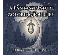 Echoes of Earth & Myth: A Fantasy Nature Coloring Journey for Adults: 52 Relaxing Large Print Pages Featuring Whimsical Forests, Magical Creatures, and Nature-Inspired Designs