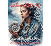 Echoes of the fog: A Grayscale Fantasy Coloring Book for Adults Featuring Mystical Nomads and Their Spirit Animals