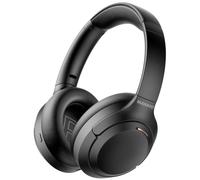 Echoes Rainbow Casque hybride à suppression active du bruit, Bluetooth sans fil, 160 heures de lecture ANC, audio haute résolution, grosses basses, personnalisation via une application, mode