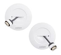 Echogear Kit De Gestion De Câbles pour TV Montée sur Support Mural TV - Goulottes Cache-Câble Facile à Installer pour Fils Electrique Basse Tension