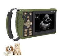 Echographe B Portable pour Diagnostic de Grossesse Vétérinaire avec Sonde Convexe 3,5 MHz pour Mouton, Chien, Chat et Cochon, Estimation des battements cardiaques fœtaux et nombre de fœtus