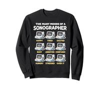 Échographe, drôle de Nombreuses humeurs d'une Technologie d'échographie Sweatshirt
