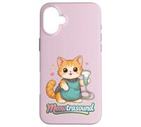 Échographe Kawaii Ultrasound Tech Meowtrasound Cat Lover Coque pour iPhone 16 Plus