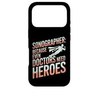 Échographe : même Les médecins Ont Besoin de héros | Échographe Amusant Coque pour iPhone 17 Pro