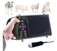 Échographe vétérinaire, échographe à ultrasons B avec sonde 3,5 MHz, diagnostic de gestation vétérinaire avec écran LED 5,6 pouces, pour l'imagerie des truies, brebis, chiennes gestantes