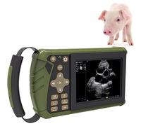 Échographe Vétérinaire Portable Avec Sonde 3,5 MHz,écran Couleur Tft 5,6 Pouces Echographie Appareil Grossesse Multifonction Écran HD 5.6" Pour Animaux Agricoles, Porcs, Chèvres
