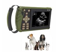 Échographe Vétérinaire Portable Avec Sonde 3,5 Mhz,Pour Porcs Et Ovins Echographie Appareil Grossesse Multifonction Écran HD 5.6" Pour Animaux Agricoles, Porcs, Chèvres, Test De Gestation