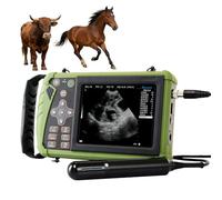 Échographe vétérinaire portable avec sonde linéaire 3,5 MHz - Machine à ultrasons étanche pour chèques de grossesse du bétail