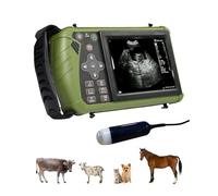 Échographe Vétérinaire Pour Détection De Gestation,Scanner Manuel Portable Léger À Échographie B Avec Sonde Étanche 3,5 MHz Pour Porcs,Moutons Et Chiens