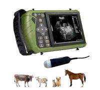 Échographe Vétérinaire Pour La Gestation, Appareil Portable Numérique Vétérinaire Scanner À Ultrasons B Avec Sonde Mécanique De 3,5 MHz Pour Animaux De Ferme, Porcs, Chèvres