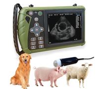 Échographe Vétérinaire, Scanner VéTéRinaire Portable À Ultrasons B Echographie Appareil Grossesse Avec Sonde 3,5 MHz, Échographe B Pour Animaux De Ferme, Porcs, Chèvres Et Gestation