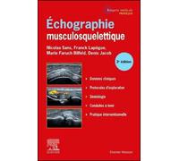 Echographie musculosquelettique - Nicolas Sans - Elsevier Masson - broché - Manuel