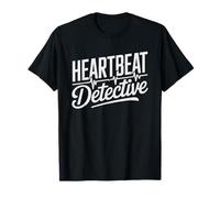 Échographiste Cardiaque Détective du Rythme Tech Écho Humour T-Shirt