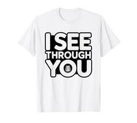Échographiste Je Te Vois À Travers Tech Écho Humour Jeu De T-Shirt