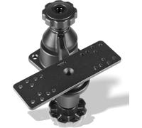 Echolot Support bras pivotant pour Garmin Humminbird Lowrance 5-12" | Support rotatif à 360° pour traceur de cartes 15 cm | Montage universel pour bateau GPS