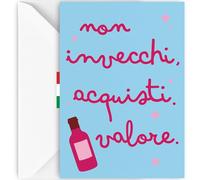 EchoPrints Carte de vœux 30 ans femme homme porte argent avec enveloppe - cartes de vœux anniversaire drôle (valeur)
