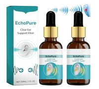 EchoPure Lot de 2 élixirs de soutien auditif bio pour acouphènes, spray anti-acouphènes EchoEase pour soulager les acouphènes, inhalateur Echo Ease, soulagement des acouphènes pour les oreilles qui