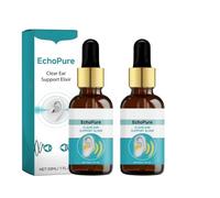 EchoPure organique oreille soutien Elixir, soulagement des acouphènes pour la sonnerie des oreilles, oreille agent apaisant, acouphènes soulagement Spray, soulager l'oreille inconfort (2pcs)