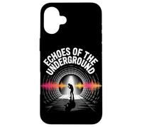 Echos de la Musique Punk Rock Underground Coque pour iPhone 16 Plus
