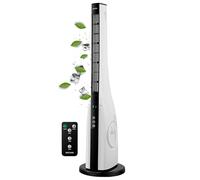 Echos® Ventilateur colonne à économie d'énergie - Ventilateur colonne très silencieux avec télécommande - 3 modes de refroidissement - Oscillant - Minuteur 15 h - Affichage LED