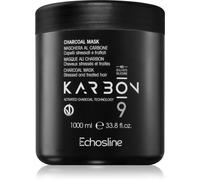 Masque Pour Cheveux Traités ECHOSLINE Karbon9 Charbon mask Avec Carbone 1000ml