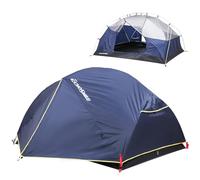 EchoSmile Tente de Camping 3 Personnes Ultralégère, Tente Trekking Double Couche 3-4 Saisons, Imperméable PU3000 mm & Coupe-Vent, pour Randonnée, Alpinisme, Festival