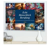 Echt Menschlich Berufung (hochwertiger Premium Wandkalender 2026 DIN A2 quer), Kunstdruck in Hochglanz: Ein Kalender über Menschen, die tun, was sie ... daran erinnern, wie schön wahre Hingabe ist.