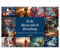 Echt Menschlich Berufung (Wandkalender 2026 DIN A4 quer), CALVENDO Monatskalender: Ein Kalender über Menschen, die tun, was sie lieben und das ist ... daran erinnern, wie schön wahre Hingabe ist.