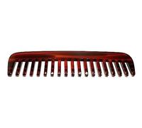Echterhölter Peigne pour homme scié + fait main - 17 dents - env. 13,4 cm - Marron havane - Peigne à barbe pour démêler (23355)