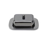 ECHTWERK Beurrier en acier inoxydable de haute qualité, beurre, avec couvercle, baratte à beurre pour le petit déjeuner et la cuisine, 250 g