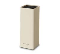 ECHTWERK Bloc à couteaux universel Square, porte-couteaux, organiseur pour couteaux de cuisine, support pratique pour couteaux, rangement peu encombrant pour couteaux avec insert à poils, 30 cm