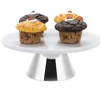 ECHTWERK Plateau à gâteaux en marbre (argent, 30 Ø)