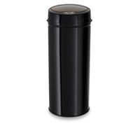 ECHTWERK Poubelle Électrique avec Capteur de Mouvement Infrarouge - Touchless, Corps en Acier Inoxydable, Capacité 42 Litres, INOX Black