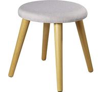 ECHTWERK Skandi Tabouret rembourré - Design élégant, Assise Confortable, Robuste et léger, Gris, 40 x 40 x 40 x 42 cm, Charge maximale 200 kg