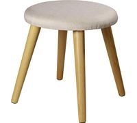 ECHTWERK Skandi Tabouret rembourré - Design élégant, Siège Confortable, Robuste et léger, Couleur crème, 40 x 40 x 42 x 42 cm, Capacité de Charge jusqu'à 200 kg