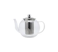 ECHTWERK Théière en verre borosilicate, passoire et couvercle en acier inoxydable, résistant à la chaleur, cruche en verre convenant aux boissons chaudes et froides telles que le thé, le café, l'eau