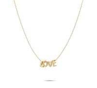 Echtzeit Collier Femme EJ-0045-N-47 en acier inoxydable IP or